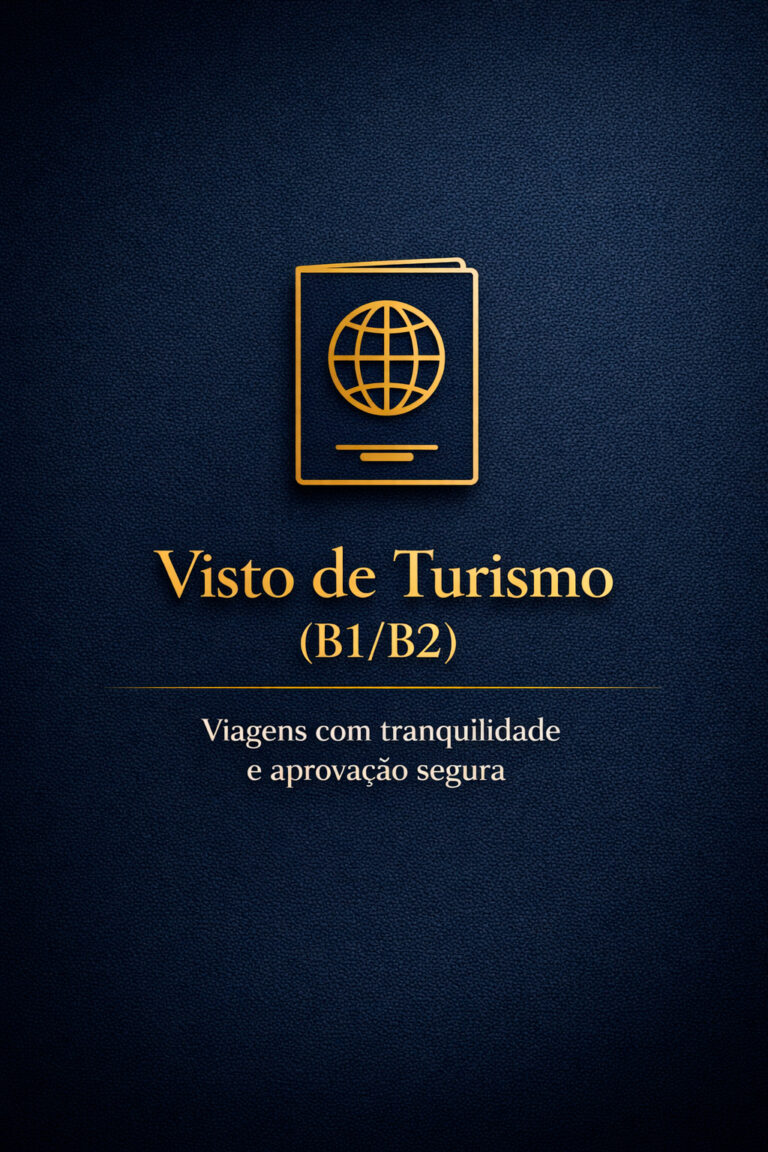 Cartão de serviço para visto de turismo